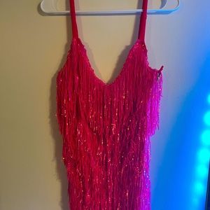 Sparkly fringe dress size medium